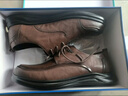 意尔康皮鞋男软底舒适商务休闲鞋春秋圆头系带新款 53429W 棕色 44 实拍图