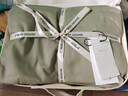 MIDO HOUSE铭都床上用品全棉磨毛四件套纯棉秋冬季床单被套60支A类四件套200X230苍霞绿 实拍图