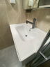 九牧（JOMOO）浴室柜陶瓷一体盆卫生间洗脸盆柜组合洗手盆卫浴洗漱台A2741升级 智能款 双侧灯|除雾 冷灰100cm 【无龙头】 实拍图