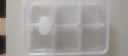 【厨房必备】家用冻肉保鲜盒大容量食品级冰箱专用分格收纳盒备菜 保鲜盒6分格2个 实拍图