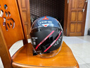 YOHE摩托车电动车头盔男女通用电动车安全帽3C认证头盔DK8 像素魔方 大码（L） 实拍图