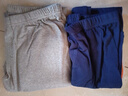 宜而爽【2条装100%纯棉】秋裤男士青少年全棉保暖打底棉毛裤 实拍图