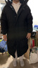 鸭鸭（YAYA）王一博同款冰壳系列户外极寒羽绒服男士新款长款情侣加厚女外套 青光黑色【现货速发】 3XL /190(建议195-215斤) 实拍图