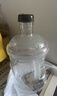 拜杰纯净水桶 食品级PC矿泉水桶透明手提式水桶茶水桶 大容量水桶黑盖7.5L 实拍图