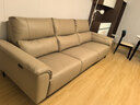 顾家家居（KUKA）现代电动功能沙发零靠墙头层牛皮灵动翻倒几游戏沙发6196智能家居 【基础版】2.77M-双电动-燕麦色-柔韧肌理皮-翻倒几 实拍图