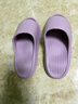 优调拖鞋男足弓支撑居家防臭夏季浴室洗澡防滑情侣拖鞋女 紫色 35-36 实拍图