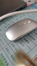 英菲克（INPHIC）M1无线鼠标可充电办公蓝牙三模电量显示静音便携适用于惠普华硕苹果IPAD笔记本电脑无限轻音 【无线-2.4G电量显示增强版】Ty-C充电金属灰 实拍图