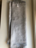 金号无捻柔软吸汗透气枕巾 菱形块枕头巾 单条装 浅灰色 78*52cm 126g 实拍图