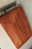 双枪乌金檀木整木菜板 百年龄砧板家用切菜案板抗菌实木菜板50*33*3 实拍图