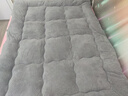 南极人（Nanjiren）羊羔绒床垫软褥子冬季加厚加绒单人学生宿舍租房榻榻米毛毯垫被铺 XY-灰色【加绒加厚 拒绝寒冷】 90*200cm 实拍图