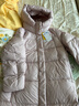 森马（Semir）陈都灵|90绒子羽绒服女25冬长款三防抗静电连帽外套109725113001 实拍图