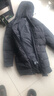 京东京造羽绒服男鸭绒加厚防寒工装面包服防泼水冬季外套中长款 黑色 XL 实拍图