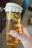 特百惠（Tupperware）茶韵500ML塑料杯男女士学生夏季运动水杯子户外便携大容量 奶茶棕 实拍图