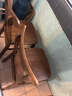 远舰全实木椅子 餐椅 纯实木靠背椅家用书桌餐桌椅蝴蝶椅原木简约凳子 浅胡桃木色+实木座板 纯实木 2把（整装发货免安装） 实拍图