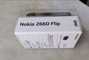 诺基亚 NOKIA 2660 Flip 4G 移动联通电信 双卡双待  翻盖手机 备用手机 老人老年手机 学生手机 黑色 实拍图