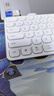 雷柏（Rapoo）9300S 99键无线/蓝牙多模键鼠套装 刀锋超薄紧凑便携无线键盘 支持Windows/MacOS双系统 白色 实拍图