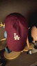MLB帽子男女棒球帽骐骥红元旦鸭舌帽软顶情侣3ACP6601N-07RDS 实拍图