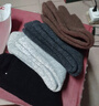 猫人3双装35%羊毛袜子男士袜子男冬季加厚保暖袜男毛圈袜睡眠袜男 实拍图