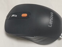 联想（Lenovo） 无线蓝牙双模鼠标 便携办公鼠标 人体工程学设计 适用台式机一体机笔记本平板 Howard黑色 实拍图