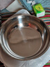 【不锈钢】和面盆厨房烘焙家用火锅盆洗菜打蛋汤锅盆醒面盆料理盆 32cm【热卖款】不锈钢 和面盆 实拍图
