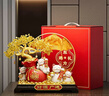 贝汉美（BHM）发财树新店开业大摆件客厅玄关高档招财猫入户搬家乔迁礼物装饰品 【京仓速发】精美礼盒- 财源广进 实拍图