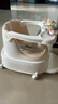 YEESOOM婴儿洗澡坐椅防滑浴凳儿童学坐泡澡神器宝宝洗澡盆坐椅浴桶多功能 全包围豪华款溜溜车【送牵引绳，万向轮，含全部功能】 晒单实拍图