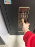 虎牌保险柜家用小型指纹密码WiFi保险箱办公全钢防盗可入墙 60金刚黑 驭尚系列（触控密码+TOUCH指纹识别） 实拍图