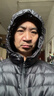 京东京造【air+零压排骨羽绒】轻薄羽绒服男外套冬90鸭绒连帽 曜石黑L 实拍图