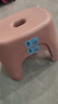 换鞋凳小凳子座椅小板凳可叠放加厚塑料凳高级感儿童学生寝室矮凳 樱花粉1个 实拍图