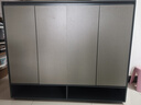 立太鞋柜门口入户柜收纳柜一体靠墙实木鞋架简易多层家用外楼道玄关柜 【店长推荐】120-30-100CM雾灰+金典雅仕灰 实拍图