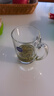 乐美雅玻璃杯咖啡杯泡茶杯子耐高温牛奶杯微波炉可用把杯320ml*2 实拍图