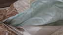 LOVO超柔【棉花糖被】母婴A类棉花纤维冬被 4.8斤 150*215cm【青绿】 实拍图