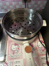 美的（Midea）电炒锅 电煮锅 电蒸锅 电火锅 家用多功能 一体电锅蒸煮炒菜 3.5L不沾一体电热锅 HGE2515 配蒸笼 实拍图