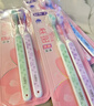 舒客宽头樱巧牙刷10支装V型宽薄刷头超软毛护龈成人牙刷新老随机 实拍图