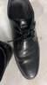 海澜之家HLA皮鞋男士商务休闲秋冬德比正装鞋子男H135/H171 黑色41 实拍图