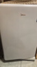 美的（Midea）116L单门小冰箱白色复古双温冷藏冷冻客厅办公室租房宿舍美妆家用办公小型迷你冰箱BCD-116M 实拍图