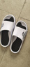 回力运动拖鞋男浴室内户外不易滑厚底凉拖鞋HL39391白黑色41-42码 实拍图