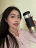 格米（germ）纯钛保温杯男女士高档养生水杯茶水分离泡茶杯送礼杯子450ML墨金 实拍图