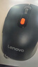 联想（Lenovo） 无线蓝牙双模鼠标 便携办公鼠标 人体工程学设计 适用台式机一体机笔记本平板 Howard黑色 实拍图