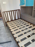 徕雅森实木床简约现代1.0米单人床1.5米榉木北欧卧室1.8橡木双人床家用 全实木原木色【榉木款】 1200mm*2000mm 实拍图