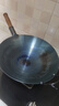 荣事达（Royalstar）章丘手工锻打铁锅老式圆底炒锅无涂层不粘炒菜锅燃气灶无盖38cm 实拍图