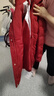 坦博尔羽绒服女中长款连帽休闲妈妈款加厚外套510506D 国风红提花 160  实拍图