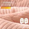 浪莎女士睡衣女秋冬特厚珊瑚绒夹棉保暖加厚开衫翻领大码可外穿家居服 实拍图