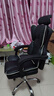 奥伦福特 电脑椅办公椅子电竞椅家用人体工学椅老板椅主播靠背椅皮革转椅 工学椅-黑+乳胶【二代升级气杆】 实拍图
