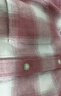 优衣库童装男童女童法兰绒格子衬衫长袖衬衣薄外套上衣新款478132 12 桃红色 150 实拍图