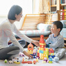QZMEDU202粒大颗粒城市积木婴幼儿童木质拼搭拼装玩具男孩女童生日礼物 实拍图