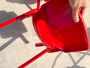 华恺之星 塑料凳 家用小板凳换鞋凳子 宝宝餐椅学习椅靠背椅子HK5601红色 实拍图