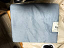 无印良品A类全棉枕套100%纯棉枕套枕巾48x74cm一对装 浅蓝灰 实拍图