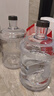 拜杰纯净水桶 食品级PC矿泉水桶透明手提式水桶茶水桶 大容量水桶黑盖7.5L 实拍图