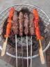 OFEIS不锈钢烧烤签子羊肉串签子加厚穿肉烤串签子烧烤铁签烧烤工具40只 实拍图